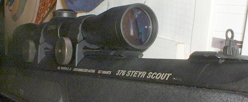 Steyr Scout Zielfernrohr mit 20 weitem Augenabstand